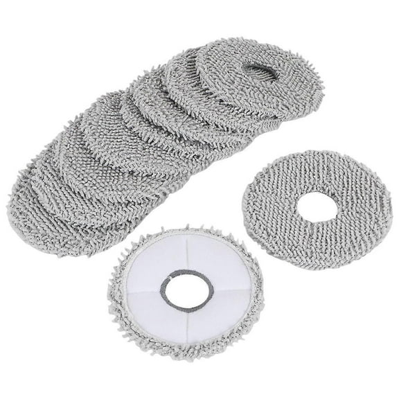 10-pack mop compatible with Dreame L10s Ultra/L10s Pro Ultra/L20 Ultra/L10s Pro Ultra Heat/Xiaomi X10  vacuum cleaner