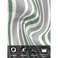 thumbnail image 7 of Sage Green Grey Stripes Cloth Napkins Set of 6 Reusable Dinner Napkins, Simple Striped Lines Minimalist Cocktail Napkin Washable Table Napkins for Wedding/Holiday Party/Baby Shower 20"x20", 7 of 7