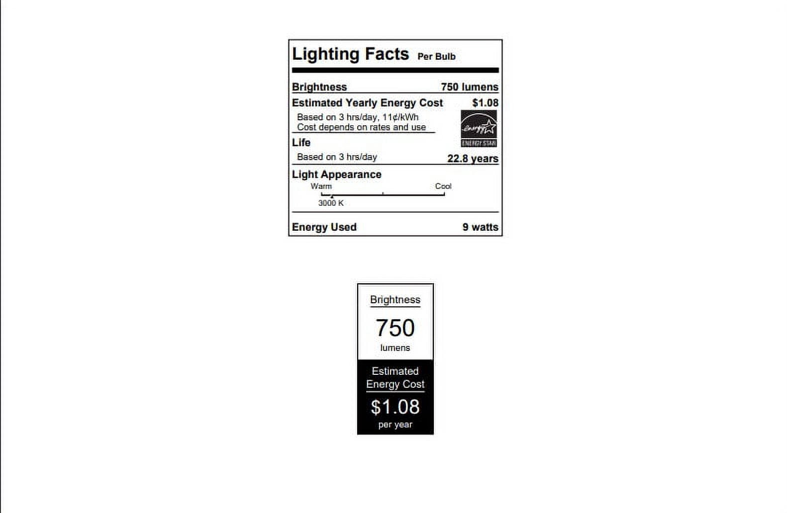 Westinghouse 5221020 Pack Of (6) 9 Watt Dimmable Br30 Medium (E26) Led Bulbs