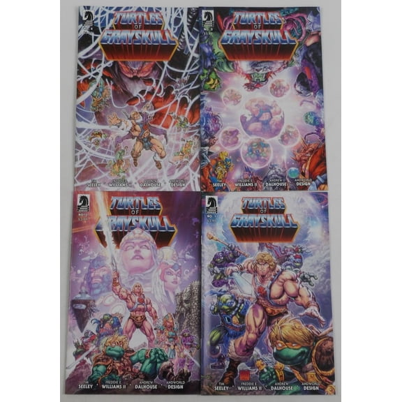 Turtles of Grayskull #1-4 VF/NM complete series TMNT He-man MOTU ; Dark Horse