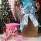 thumbnail image 1 of Adorno Navideño Plegable para La Punta Del Árbol con Lazo | Hombre de Jengibre | Adorno para La Punta Del Árbol de Navidad - 22 X 19 Cm - Algodón Rosa - 360 G, 1 of 7