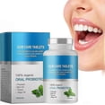 thumbnail image 1 of Fresh Breath Mint Lemon Chewable Dental Tablets with Hydroxylapatite for Natural Oral Care Travel Size Toothpaste Alternative, 1 of 5