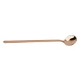 thumbnail image 4 of Cuchara de té helado de café inoxidable, cuchara de mango largo, cuchara para mezclar, cuchara para helado (oro rosa), 4 of 8