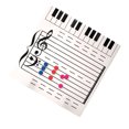 thumbnail image 1 of kurtrusly Dry-Erase Conseil d'Administration Enseignement Prop Note Plaque Fine Exécution Longue Durée Classe Accessoires Professeur Accessoires Musique Enseigner Fournitures, 1 of 5
