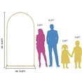 thumbnail image 3 of Soporte para telón de fondo Wedding Arch Vincidern, metal dorado, 2 m, 3 of 8