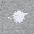 thumbnail image 4 of Men's Antigua Heather Gray Miami Dolphins-Victory Pullover Hoodie, 4 of 4