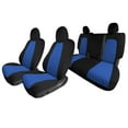 thumbnail image 1 of For 2020-2024 Tesla Model Y FH Group Waterproof Neoprene Custom Fit Made Car Seat Covers - Full Set Blue, 1 of 11