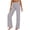 Gray-Pants for Women, variant on FNFYFH Cotton Linen Pants for Women High Waist Pull On Straight Leg Pants Loose Fit Work Slacks