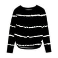 thumbnail image 1 of T-shirts Noirs Garçon Fille pour Sortir pour Enfants Fille Garçon Été Automne Manches Longues Col Rond Spandex Graphique Tunique Ajustée Rayée Fente Hauts Chemise Enfant 2025 Vêtements Concert Country Y2K 3 Ans, 1 of 6