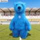 thumbnail image 5 of Disfraz de mascota de oso polar gigante inflable colorido rosa y azul para Navidad, Halloween, disfraces de cosplay, fiesta de cumpleaños, juego de rol, 5 of 5