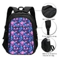 thumbnail image 3 of Balery Blue Skull Rose Mochila con carga USB para hombre y mujer - Mochila impermeable y antirrobo para laptop con puerto USB para viajes, trabajo, 3 of 7