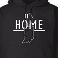thumbnail image 3 of Inktastic It's Home State of Indiana Outline Adult Hoodie Sweatshirt, 3 of 4