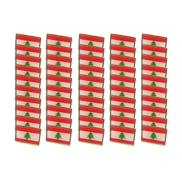 EZLIFE Bandera del Líbano Pin de solapa Broche al por mayor Insignia Recuerdo D9D3 N9I8 Mujeres H D0M3