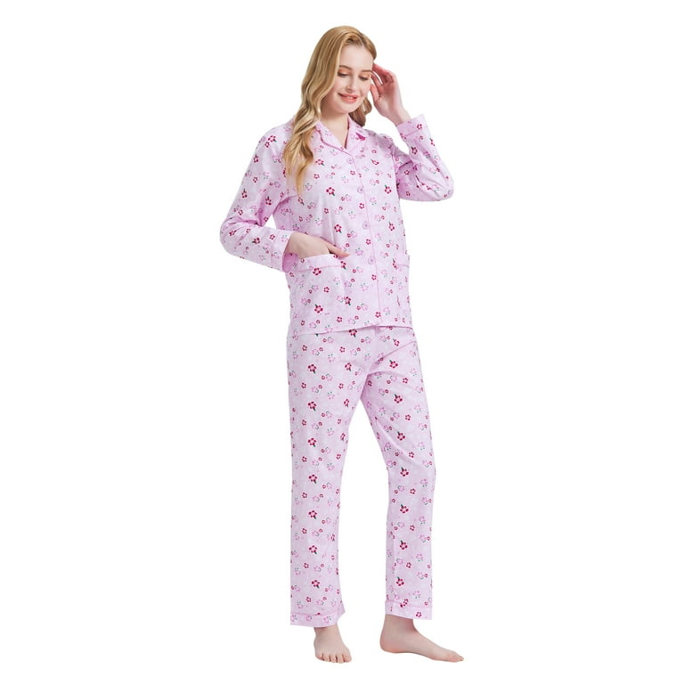 amaxer Women's 100% Cotton Pajama Sets