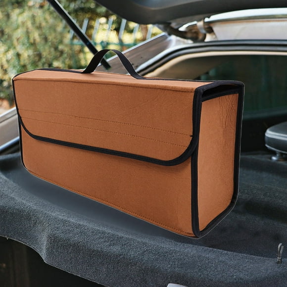 cpengpj Boîte de Rangement pour Voiture Boîte de Rangement pour Coffre Fournitures Intérieures de Voiture Boîte de Rangement Multifonctionnelle Organisateur de Voiture Sac