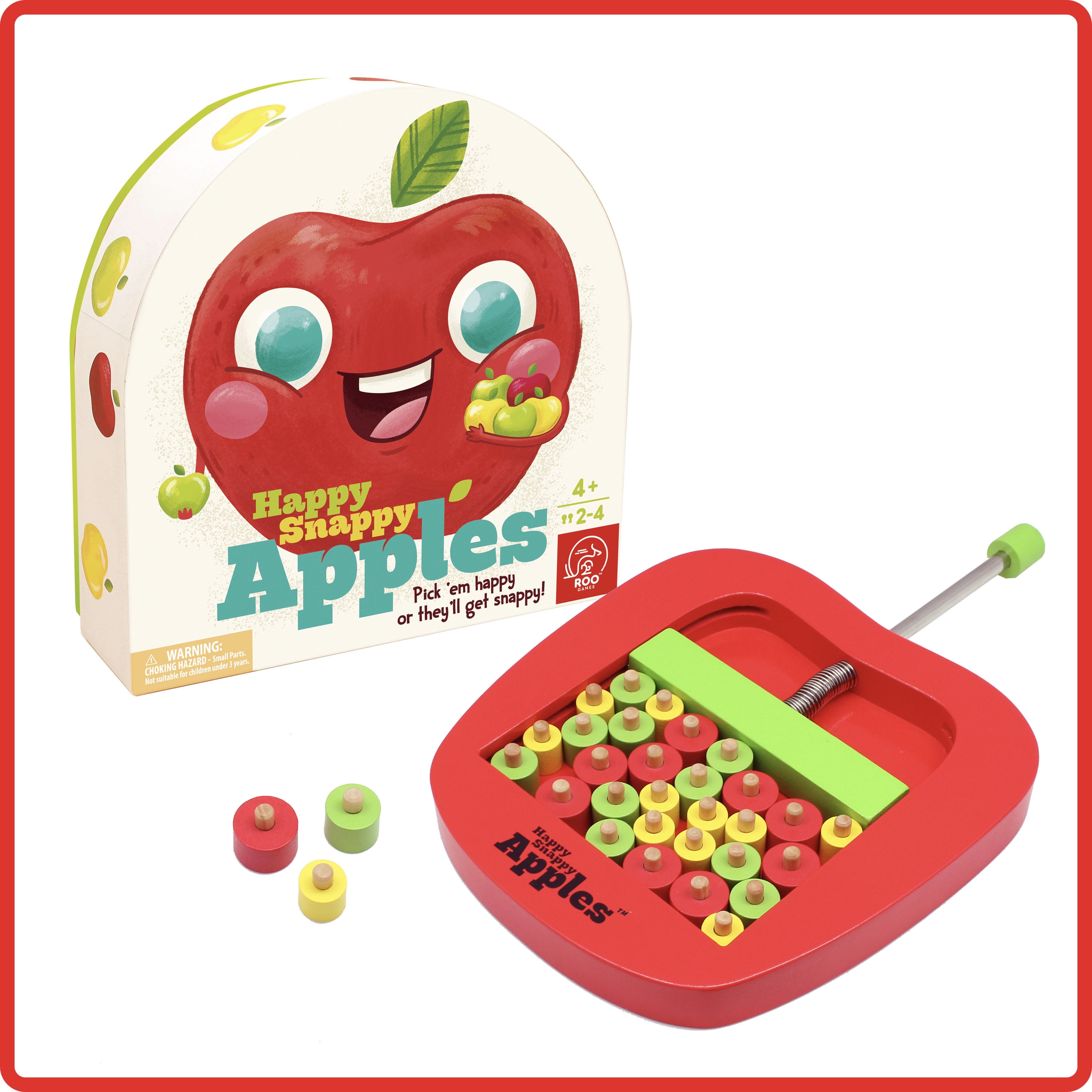 Wormy Apples Game in Metal Lunchbox Complete Ages 4 Fundex 2-4