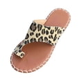 thumbnail image 2 of LSLJS Ladies Foreign Trade Large Size Flat Toe Set New Leisure Beach Slippers, Womens Flip Flops, 2 of 9