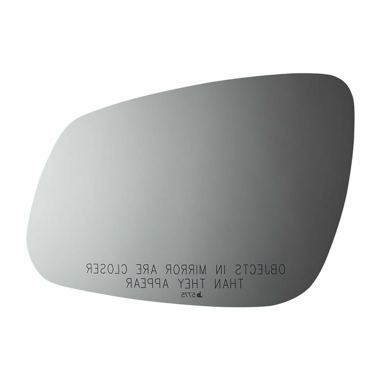 Passenger Side Convex Mirror Glass For Kia K5 2021-2024 - 6 3/4" Fit Over, Includes Blind Spot Icon