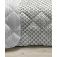 thumbnail image 3 of Spot Down Alternative Comforter, Geometric Abstract Repetitive Curly Wavy Round Oval Dots Retro Composition, Microfiber Quilt for All Season, 5 Sizes, Ivory Khaki and Grey, by Ambesonne, 3 of 3