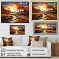 thumbnail image 4 of Designart "Outback Wonder Australia painting III" Landscapes Floater Framed Canvas Art Print, 4 of 7