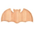 thumbnail image 1 of SHISUYAN Halloween Table Plate 1Set In Light Yellow With Bat Design For Adults Use During Halloween Party, 1 of 9
