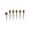 B, variant on Halloween Outdoor Decoration Solar Lights, Waterproof Skull Solar Garden Statue with Black Crow on Skull, Skeleton Stakes with LED, Stunning Halloween Decorations