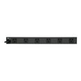 thumbnail image 4 of Tripp Lite Power Strip Rackmount Metal 120V 5-15R Right Angle 12 Outlet 1U - Power distribution strip (rack-mountable) - AC 120 V - input: NEMA 5-15 - output connectors: 12 (NEMA 5-15) - 1U - 19" - 15 ft cord, 4 of 8