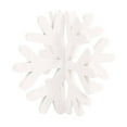 thumbnail image 5 of DAMAI 8 Pcs Winter Wooden Snowflake Decor, White 3D Snowflake Tabletop Decor Winter Christmas Centerpiece Tabletop Sign, Xmas Tiered Tray Decorations for Party(White), 5 of 6