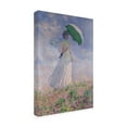 thumbnail image 3 of Trademark Fine Art "Woman With a Parasol" Canvas Art by Claude Monet, 3 of 5