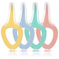 thumbnail image 1 of Jinsinto 4 Pcs Infant Training Toothbrush With Suction Base, Soft Silicone Baby Toothbrush For Age 0-2 Years, 1 of 3