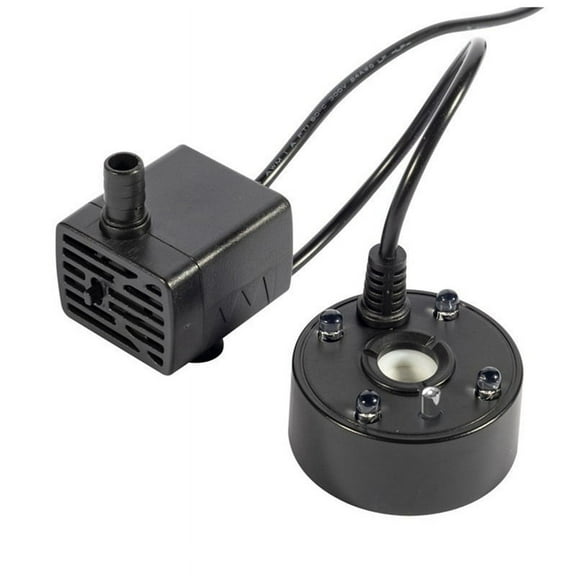2-in-1 USB 5V Water Pump Ultrasonic Atomizer Mist Maker Fogger Fountain Pond Garden Rockery Fish Tank Humidifier