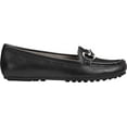 thumbnail image 2 of Women's Aerosoles Day Drive Moccasin Black Faux Leather 10.5 M, 2 of 5