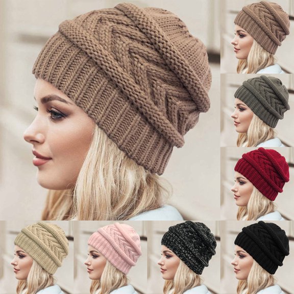 Only Moment Beanie for Men Women Beige Polyester Thermal Polar Fleece Ski Stocking Skull Cap for Men and Women One Size