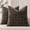 Brown, variant on decorUhome Chenille Plaid Throw Pillow Covers 18x18 Set of 2, Soft Textured Couch Pillow Cases for Living Room Sofa Bed Home Decor, Dark Brown