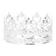thumbnail image 1 of 1PC Kids Crown Hollow Iron Iron Patterned Crown Cake Decoration para Fiesta Cumpleaños (Patrón General, Plata), 1 of 8