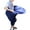 Dark Blue Pant, variant on Creative Granny Pants Yard Game Set Exercise with Bouncy Balls and Air Pump Giant Outdoor Tossing Game Soft Wear-resistant