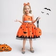 thumbnail image 1 of Vestido de cosplay de princesa con estampado de Halloween para niñas, 1 of 1