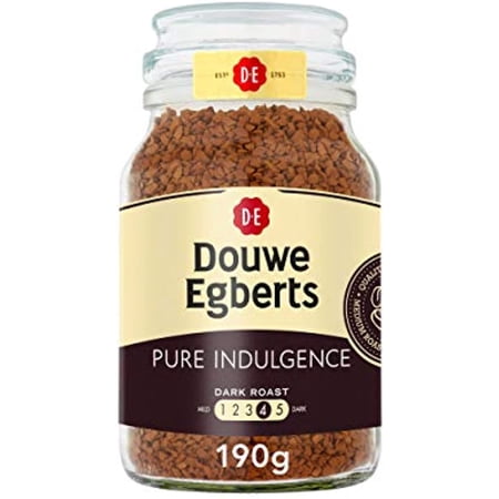 Douwe Egberts Pure Indulgence Instant Coffee In Jar, Dark Roast, 7.05-Ounce, 200 Gram