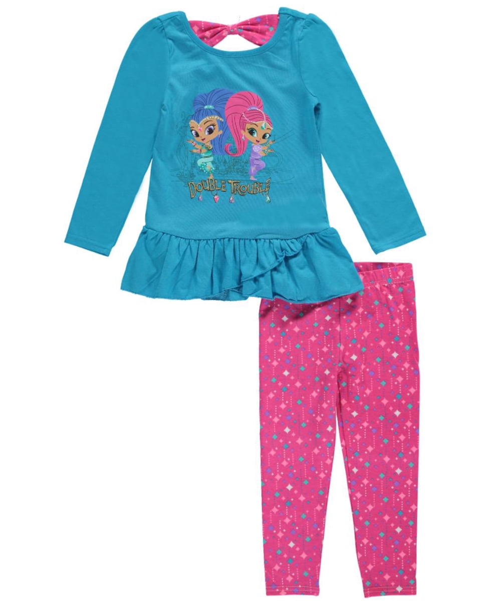 Shimmer and Shine Toddler Girl Shirt /& Pants Pajamas New 4T
