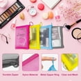 thumbnail image 4 of Mini Mesh Pouches(4 Pack), Small Mesh Bags with Zipper Nylon Makeup Pouches Bag Cosmetic Pouch Travel Purse Organizer Insert Diaper Inside Bag Organizers Home Organizing Size See Through Cute Colors, 4 of 5