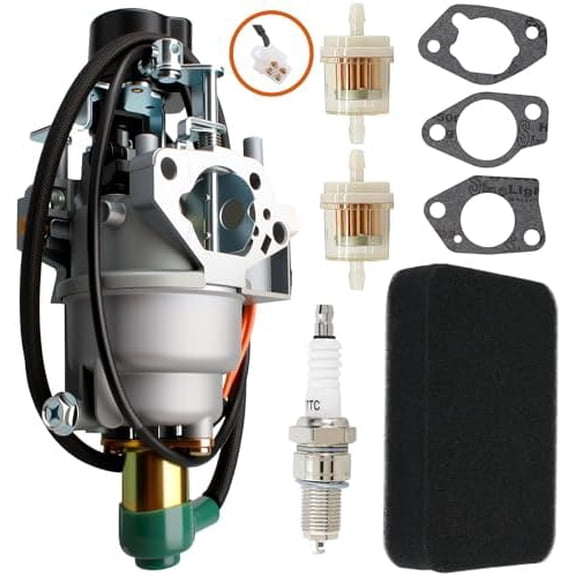 Inverter Generator Carburetor Compatible with Harbor Freight Predator 9500 Watt Super Quiet Generator Model 57080 and 59188, Air Intake Gaskets Included$$Tools