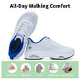 thumbnail image 4 of HI HATIDE Wide Toe Box Walking Shoes for Men with Arch Support Orthotic Sneakers for Plantar Fasciitis Athletic Cushioning Men's Running Shoes for Foot Pain Relief, US Size 8-13, 4 of 11