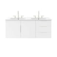 thumbnail image 3 of Modway Vitality 48" Double Sink Bathroom Vanity in White White, 3 of 8