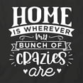 thumbnail image 2 of Bunch Of Crazies Are T-Shirt | Happy Family Black Tee Gift, 2 of 5