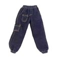 thumbnail image 1 of 1/12 Scale Miniature Jeans Durable Handmade Outfit Trousers Mini Pants for 6inch, 1 of 9