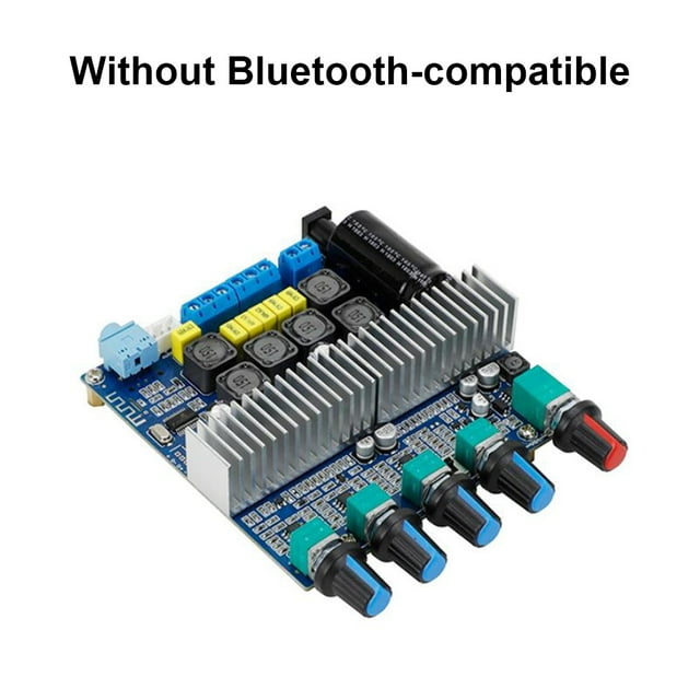 Power Amplifier Module Wireless 12-24V DIY 2.1 Channel Wireless Subwoofer Digital Board Replacement Volume Control Auto Audio Amp Electronic Type 2