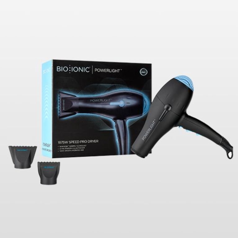Bio Ionic PowerLight Pro Hair Dryer - Black, Heat Blow Air  display picture 3