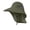 BFI106-Dark Green, variant on Sun Fishing Hats with Neck Flap for Men Women Sun Protection Hat Wide Brim Hat Breathable Fisherman Sun Hat for Hiking Light Gray One Size