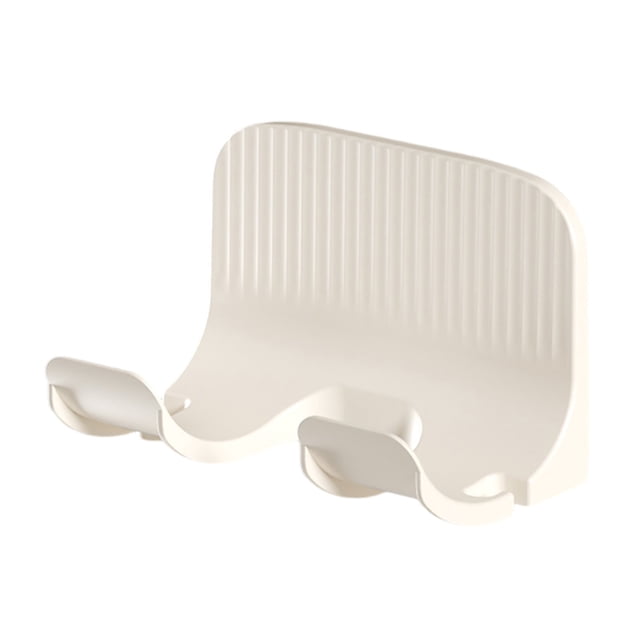 Soporte universal para secador de pelo, colgador de secador de pelo, montaje en pared para secador de pelo, gancho con enchufe y organizador de cables, para armario de baño