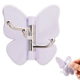 thumbnail image 5 of 3Pc Butterfly-Shaped Swivel Adhesive Hooks, 360° Rotating Towel Hooks, Decorative Wall Mount Hangers, Waterproof Self-Adhesive Hooks for Bathroom and Kitchen, Multi-Hook Organizer for Towels, Hats, 5 of 5